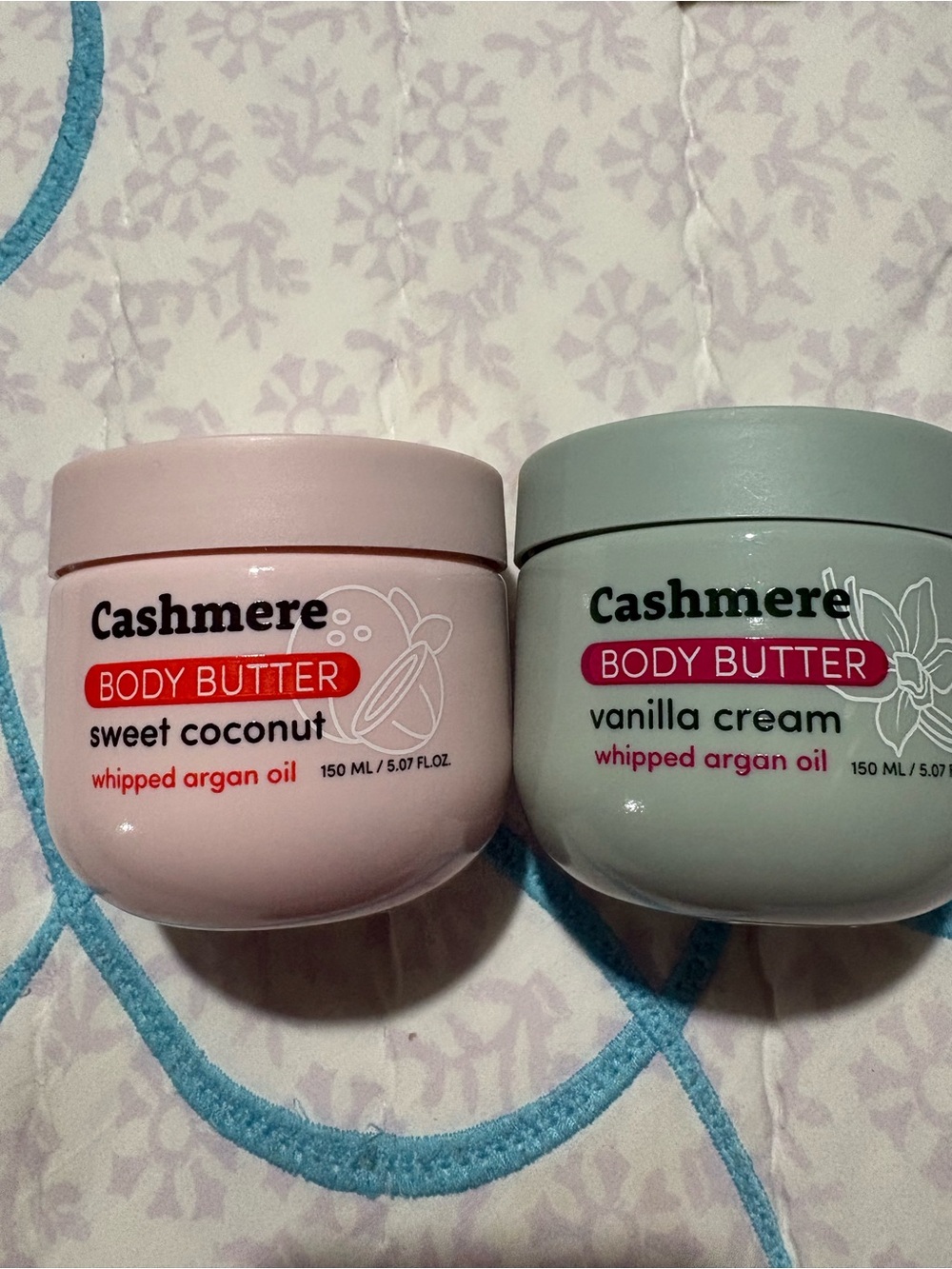 Whipped Argan Oil Body Butter – Pink Sweet Coconut & Cream Vanilla